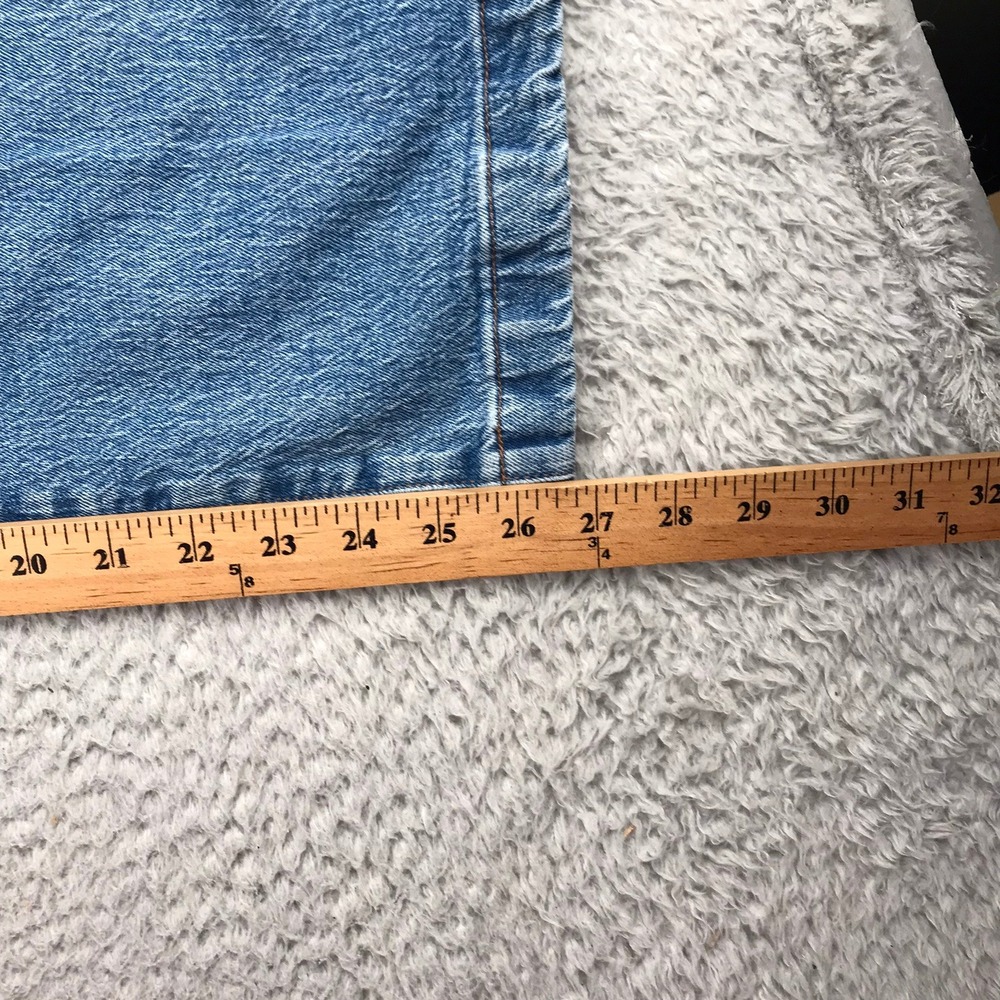 Madewell Curvy Perfect Vintage Wide Leg Jeans Women 27P Blue Patch Pocket Denim - Picture 11 of 14